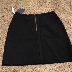 Wilfred Front Zip Black Skirt